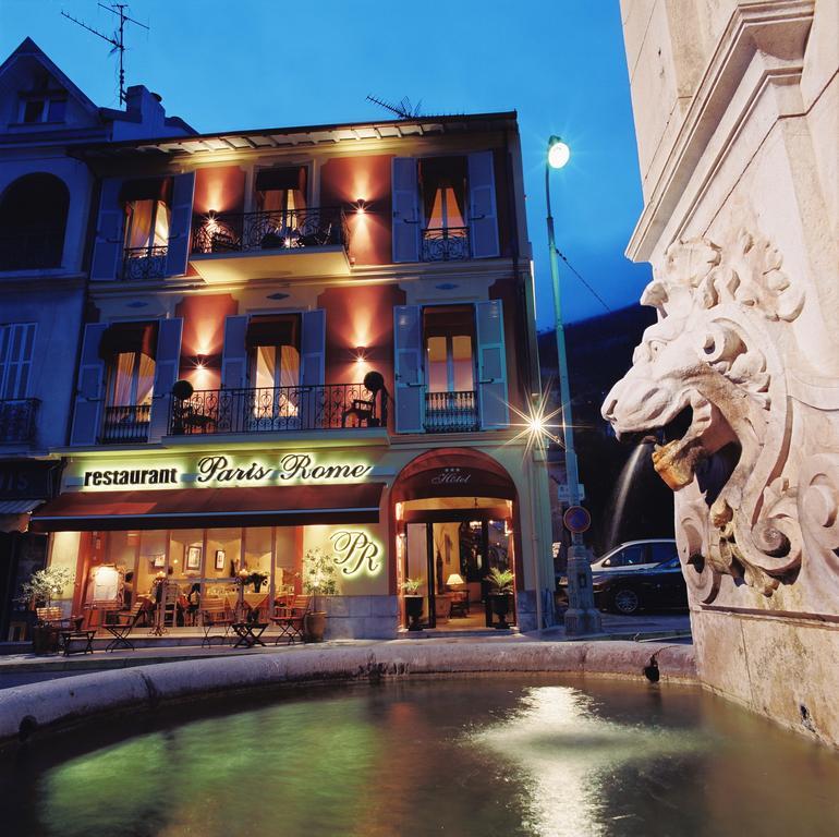 Paris Rome Hotel Menton Bagian luar foto