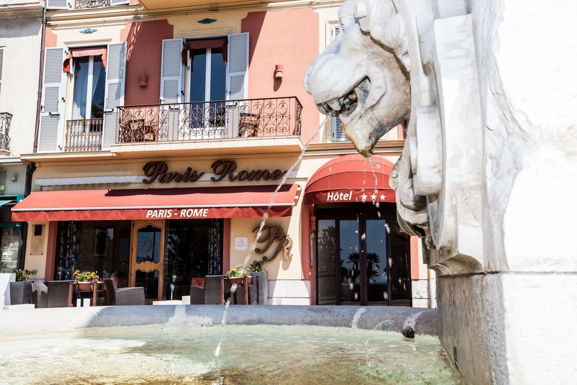 Paris Rome Hotel Menton Bagian luar foto